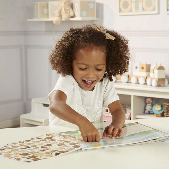 Melissa and Doug: mozaika do wyklejania Mosaic Sticker Pack - Noski Noski