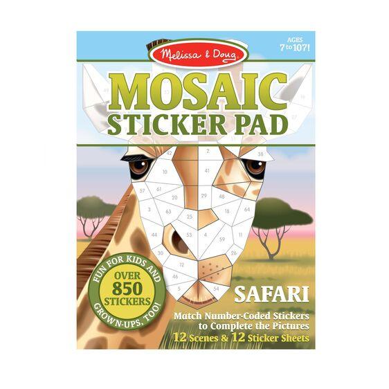 Melissa and Doug: mozaika do wyklejania Mosaic Sticker Pack - Noski Noski