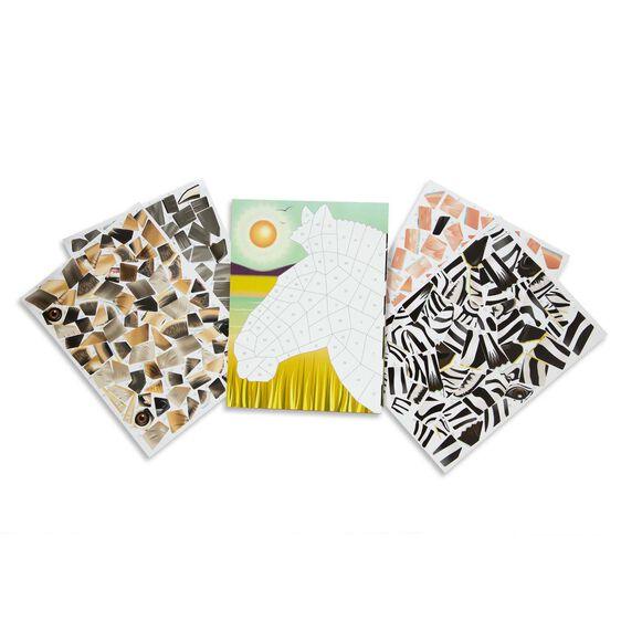 Melissa and Doug: mozaika do wyklejania Mosaic Sticker Pack - Noski Noski