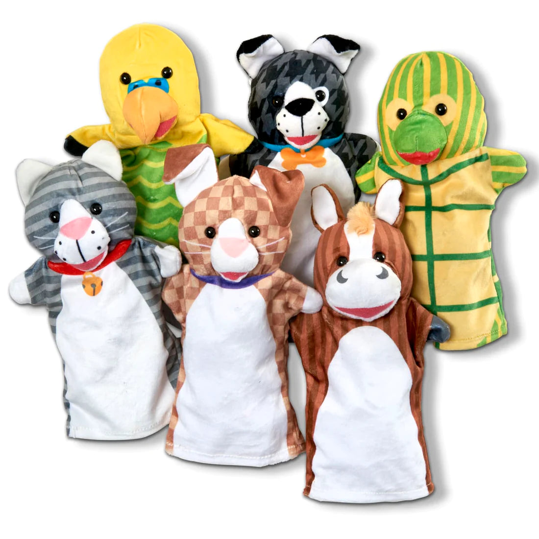 Melissa and Doug: pacynki na rękę Zwierzaki Domowe Hand Puppets - Noski Noski