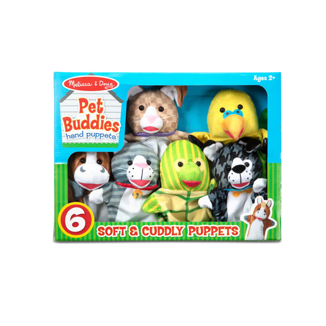 Melissa and Doug: pacynki na rękę Zwierzaki Domowe Hand Puppets - Noski Noski