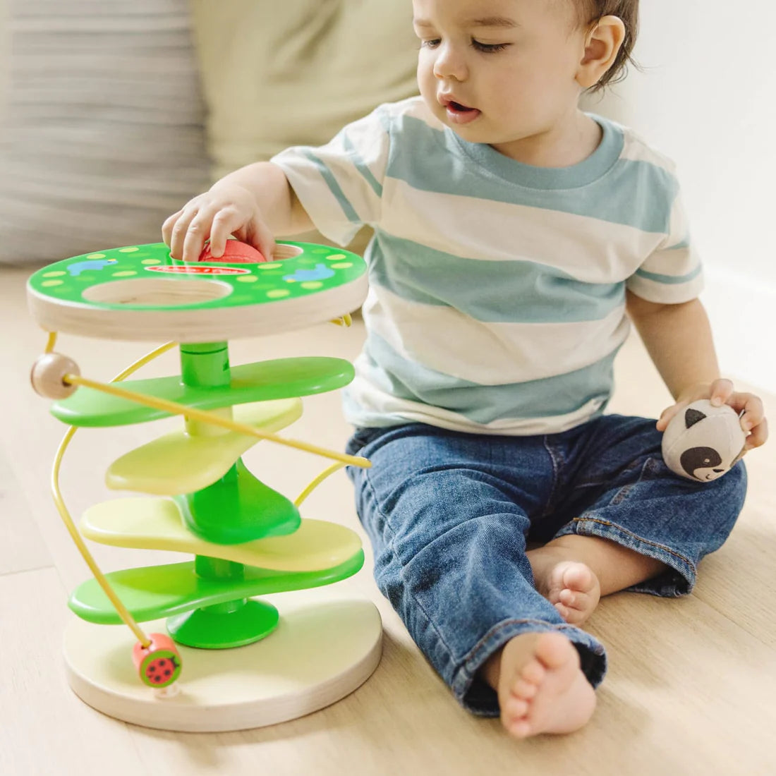 Melissa and Doug: pętla edukacyjna Rollables Treehouse Twirl - Noski Noski