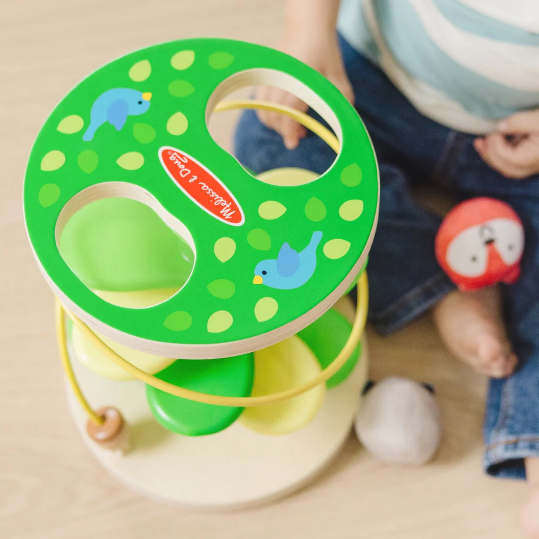Melissa and Doug: pętla edukacyjna Rollables Treehouse Twirl - Noski Noski