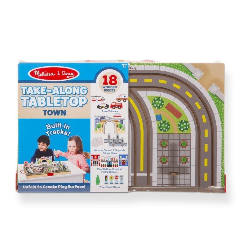 Melissa & Doug: przenośne miasto w walizce Take-Along Tabletop Town - Noski Noski