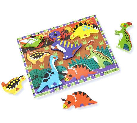 Melissa and Doug: puzzle chunky Dinozaury - Noski Noski