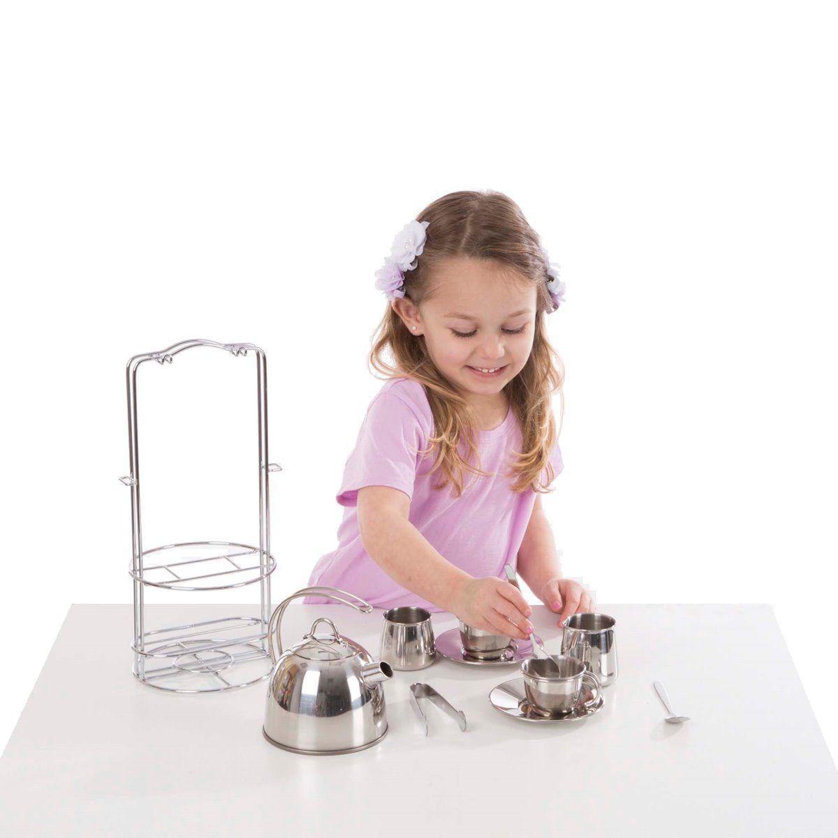 Melissa and Doug: serwis do herbaty ze stali nierdzewnej - Noski Noski