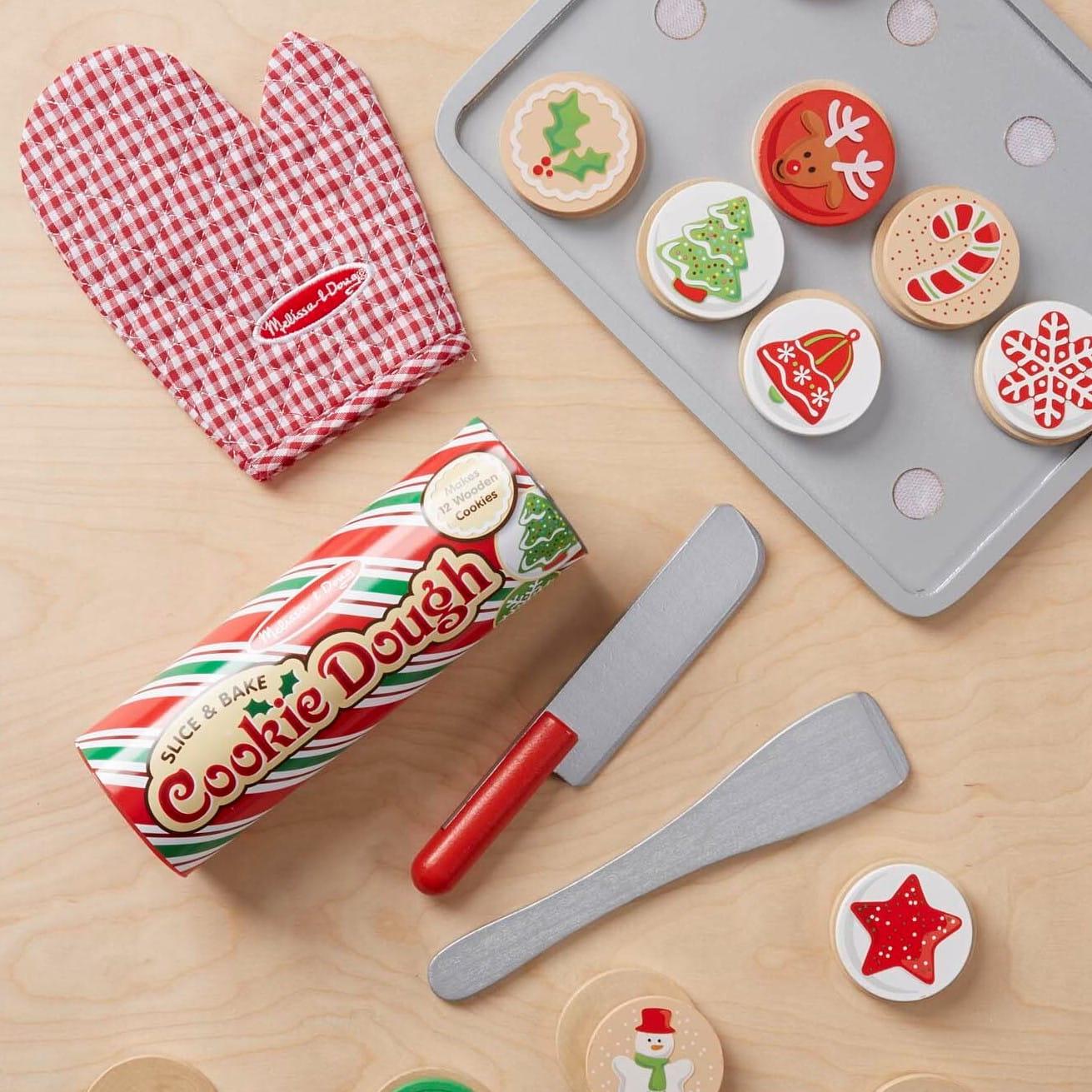 Melissa and Doug: świąteczne ciasteczka do zabawy Christmas Cookie Set - Noski Noski