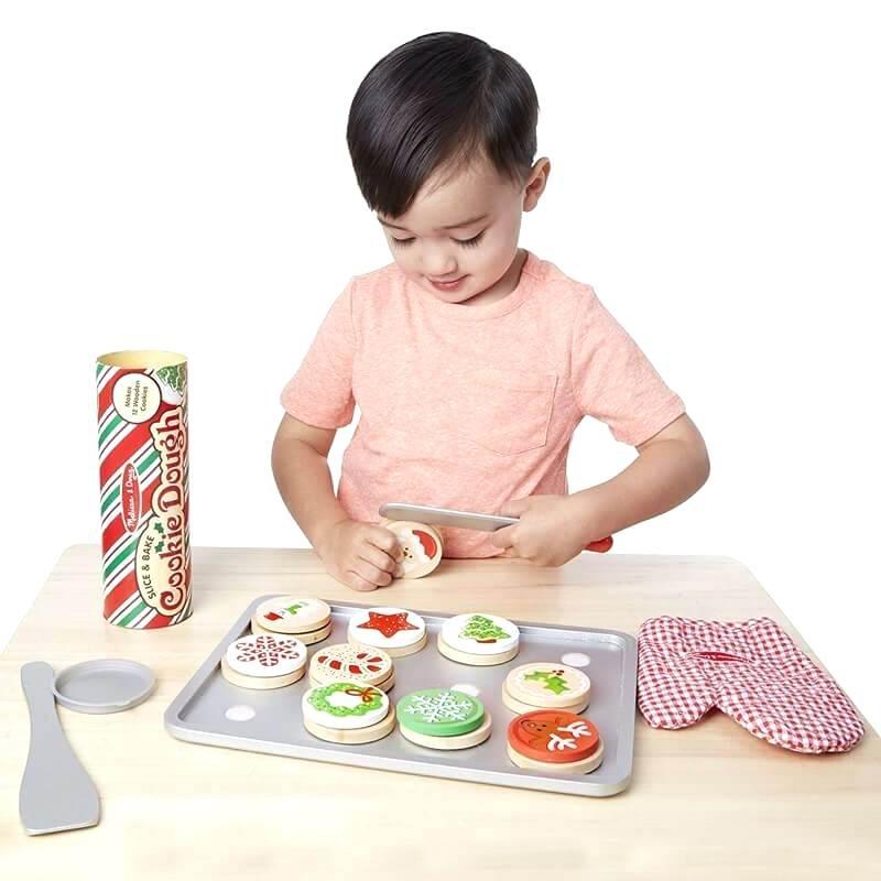 Melissa and Doug: świąteczne ciasteczka do zabawy Christmas Cookie Set - Noski Noski