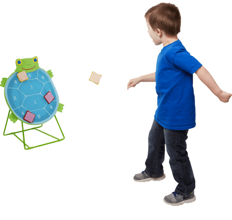Melissa and Doug: tarcza z rzutkami Turtle Target Game - Noski Noski
