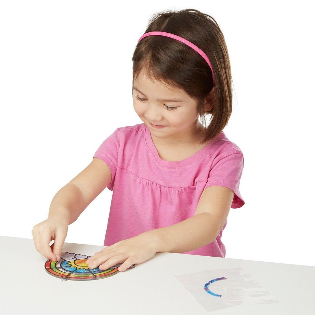 Melissa & Doug: witraż do samodzielnego ozdobienia Serce i Tęcza - Noski Noski
