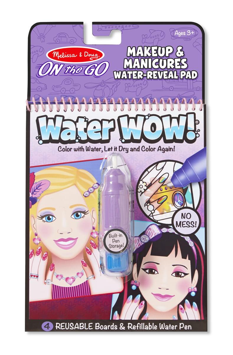 Melissa & Doug: wodna kolorowanka wielokrotnego użytku Water Wow! Makeup & Manicures - Noski Noski