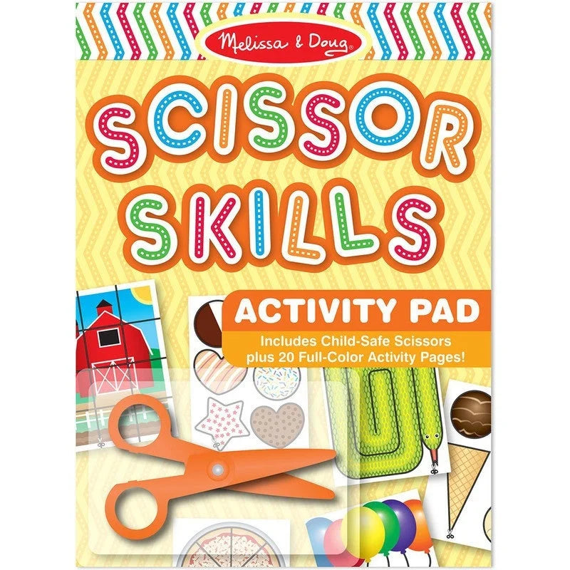 Wycinanki Scissor Skills Activity Pad - Kreatywna zabawa dla dzieci od 4  lat