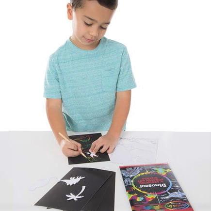 Melissa and Doug: wydrapywanka Scratch Art Dinozaury - Noski Noski