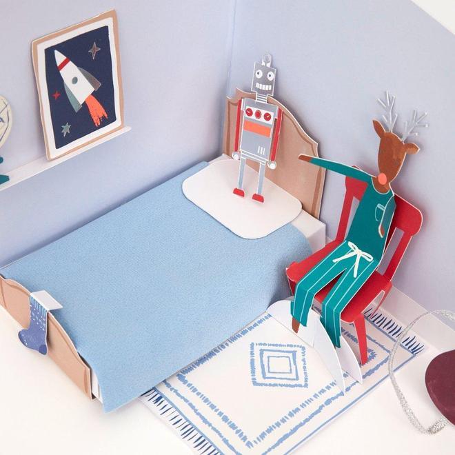 Meri Meri: kalendarz adwentowy papierowy domek Christmas House - Noski Noski
