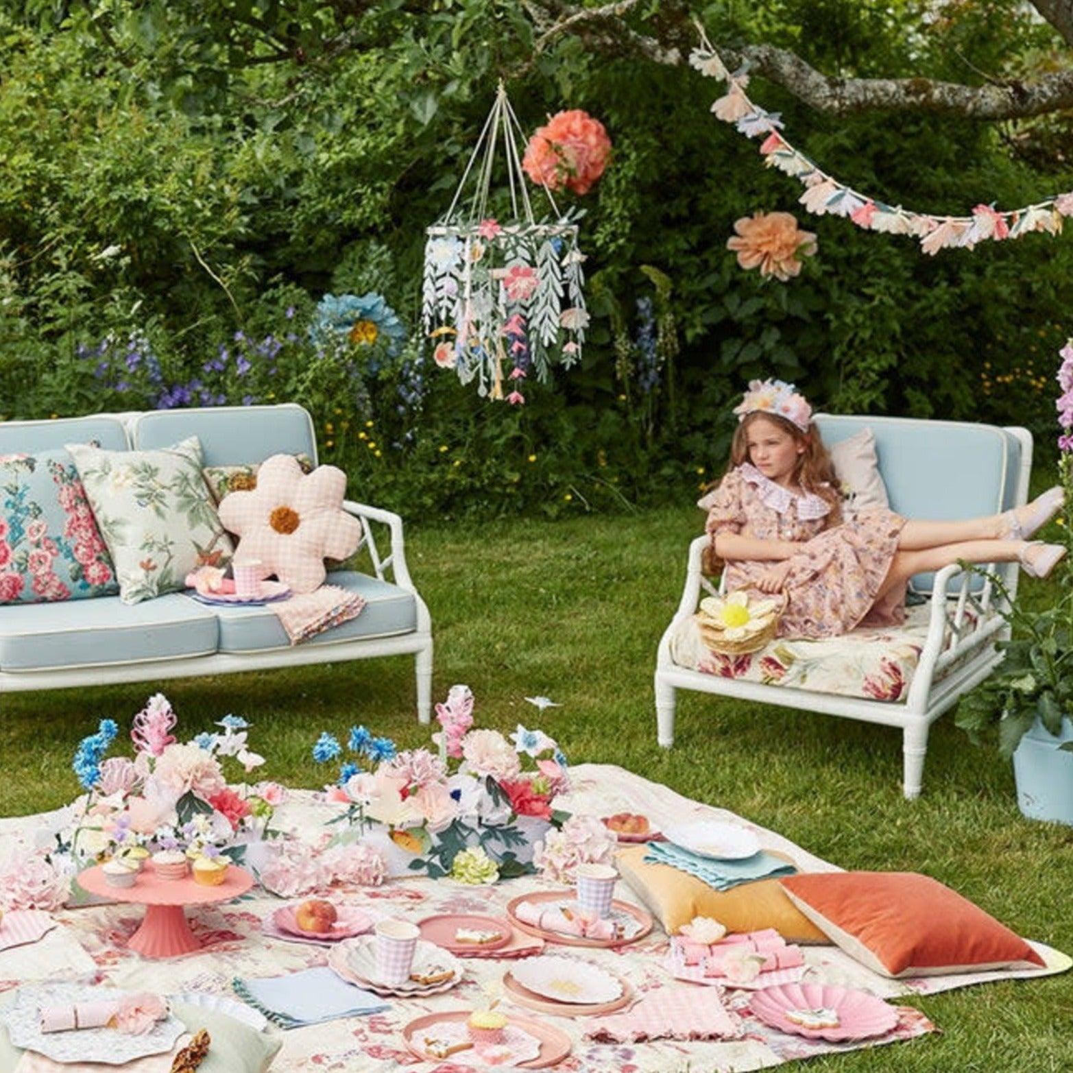 Meri Meri: żyrandol ogród Paper Garden Chandelier - Noski Noski