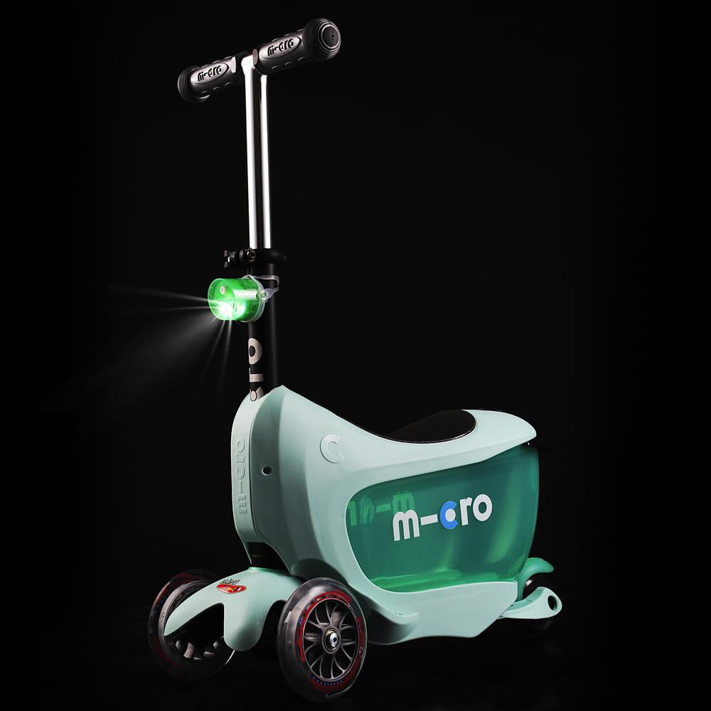 Micro: hulajnoga z drążkiem Mini Micro Mini2go Deluxe Plus - Noski Noski