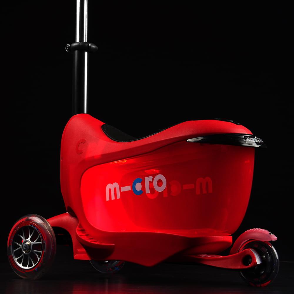 Micro: hulajnoga z drążkiem Mini Micro Mini2go Deluxe Plus - Noski Noski