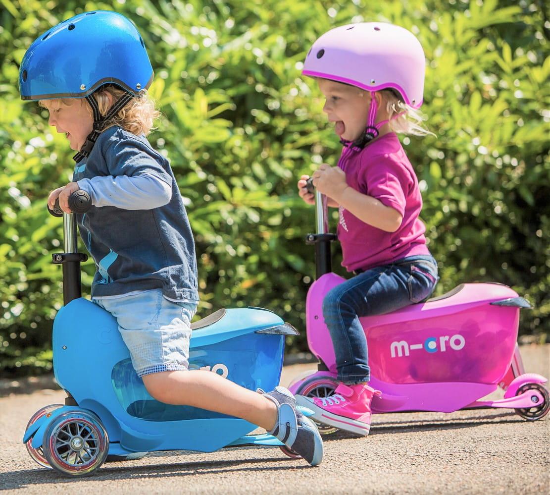 Micro: hulajnoga z drążkiem Mini Micro Mini2go Deluxe Plus - Noski Noski