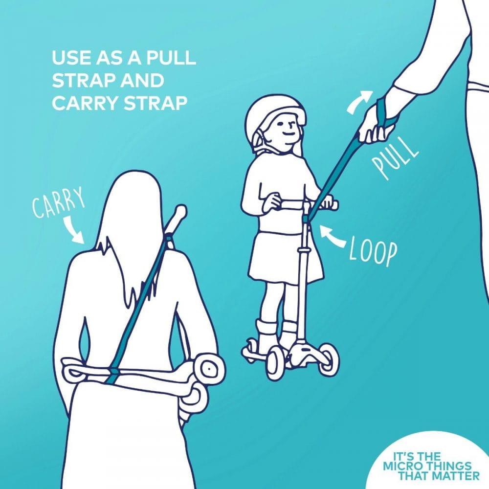 Micro: pasek do ciągnięcia hulajnogi Scoot 'n' Pull - Noski Noski