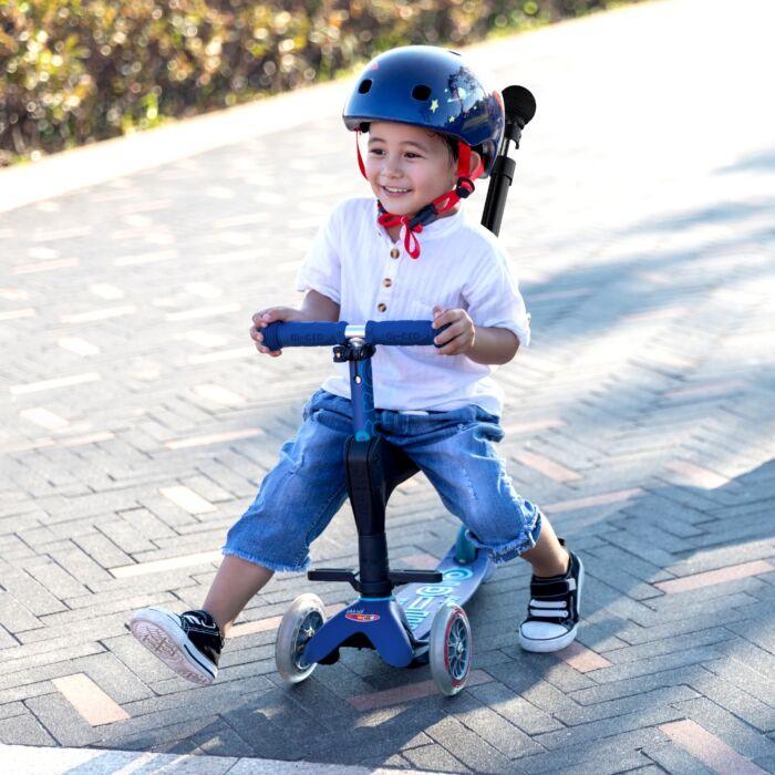 Micro: siedzisko z drążkiem do hulajnogi Baby Seat 3w1 Deluxe Plus - Noski Noski