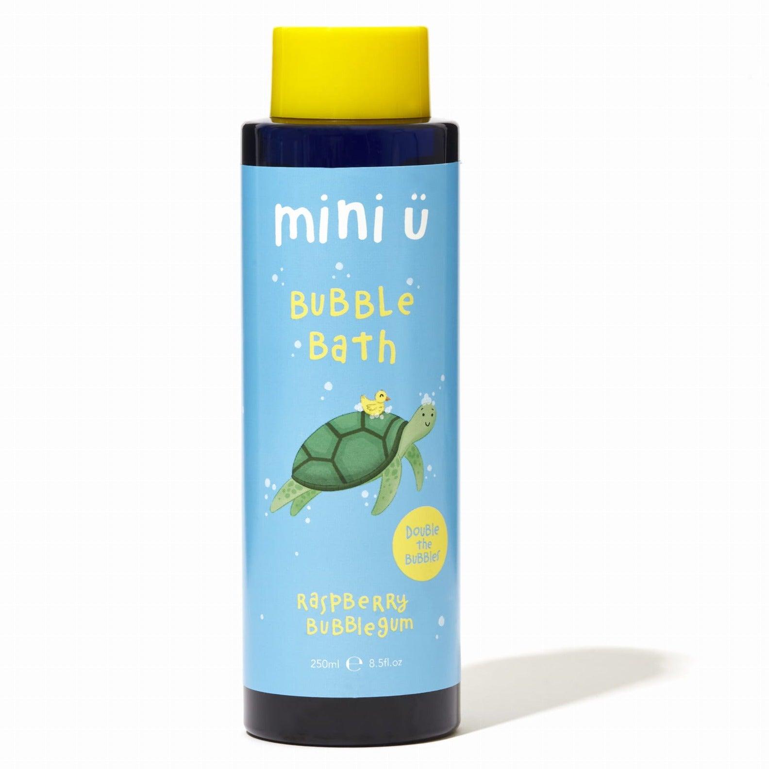 Mini U: naturalny bąbelkowy płyn do kąpieli Raspberry Bubblegum - Noski Noski
