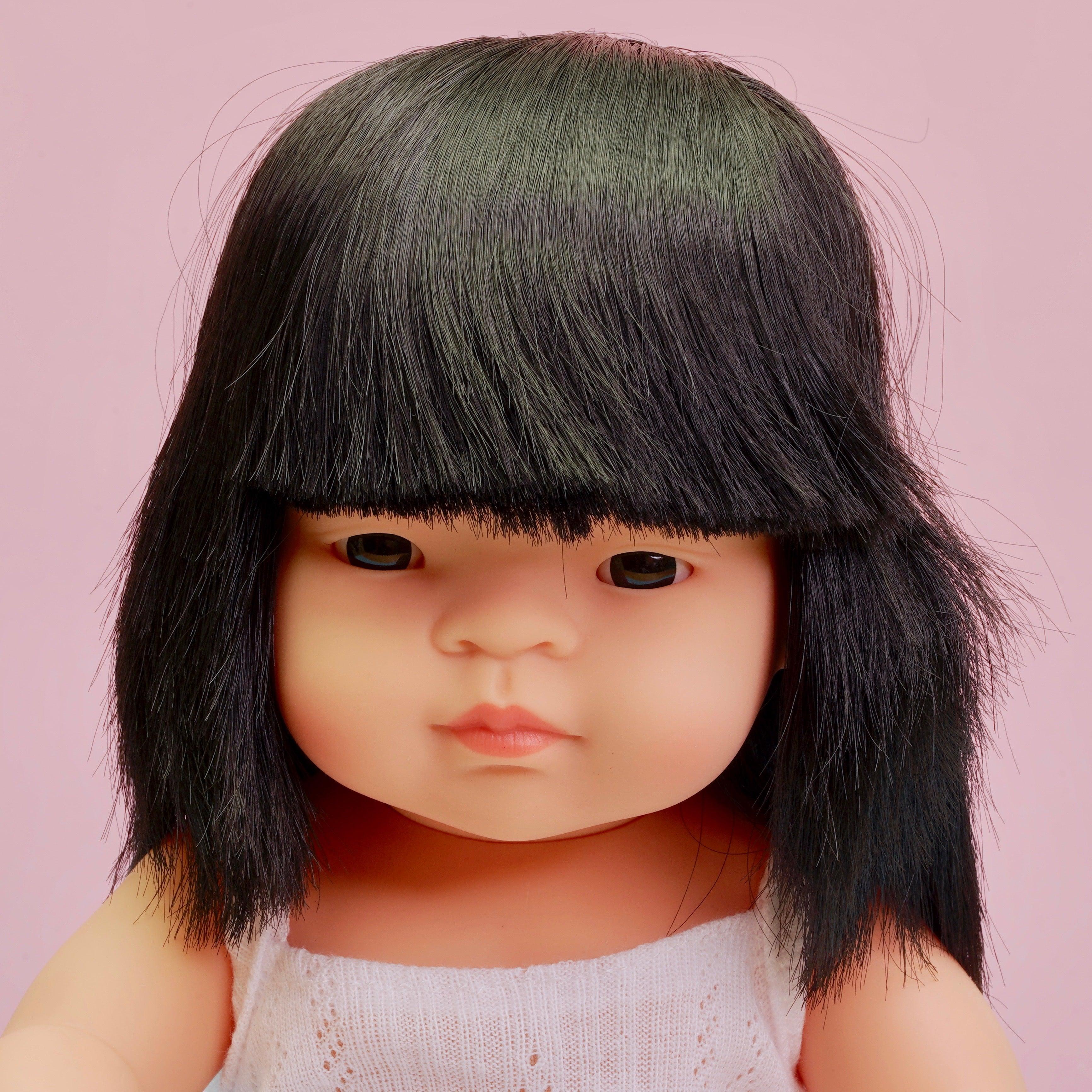 Miniland: lalka dziewczynka Azjatka 38 cm - Noski Noski