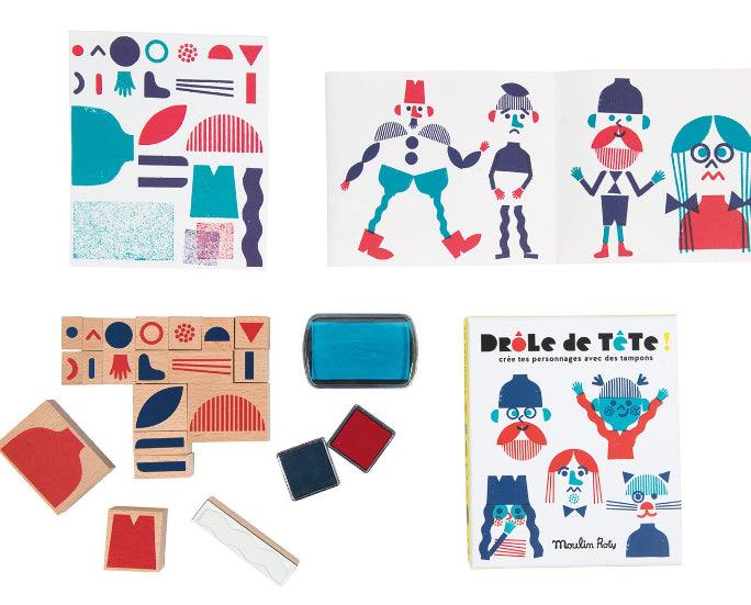Moulin Roty: stemple Śmieszne Postacie - Noski Noski