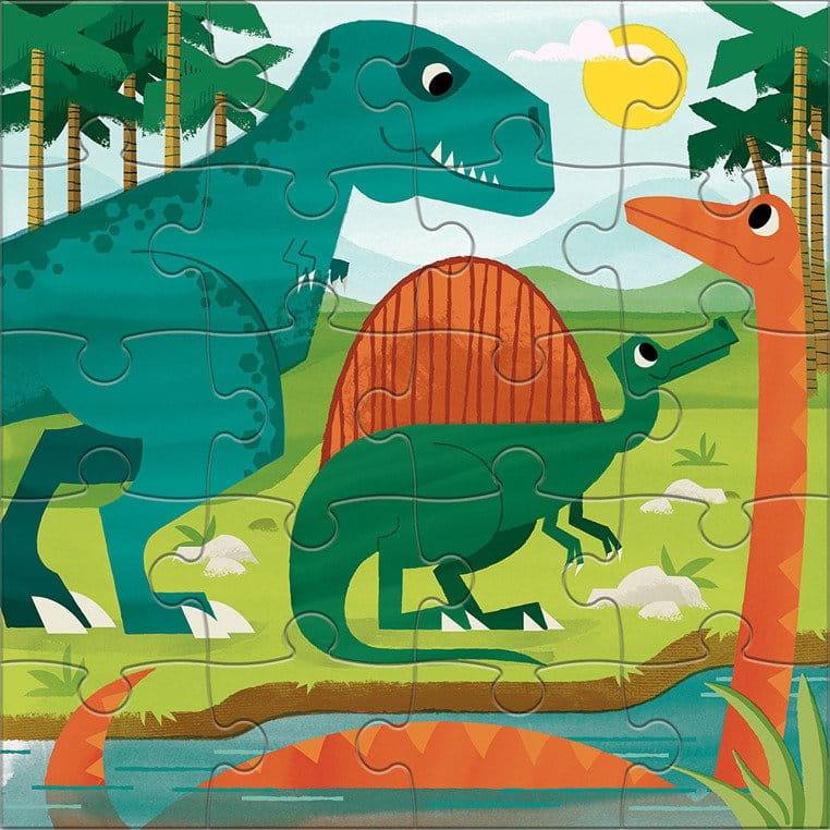 Mudpuppy: puzzle magnetyczne dinozaury Mighty Dinosaurs - Noski Noski