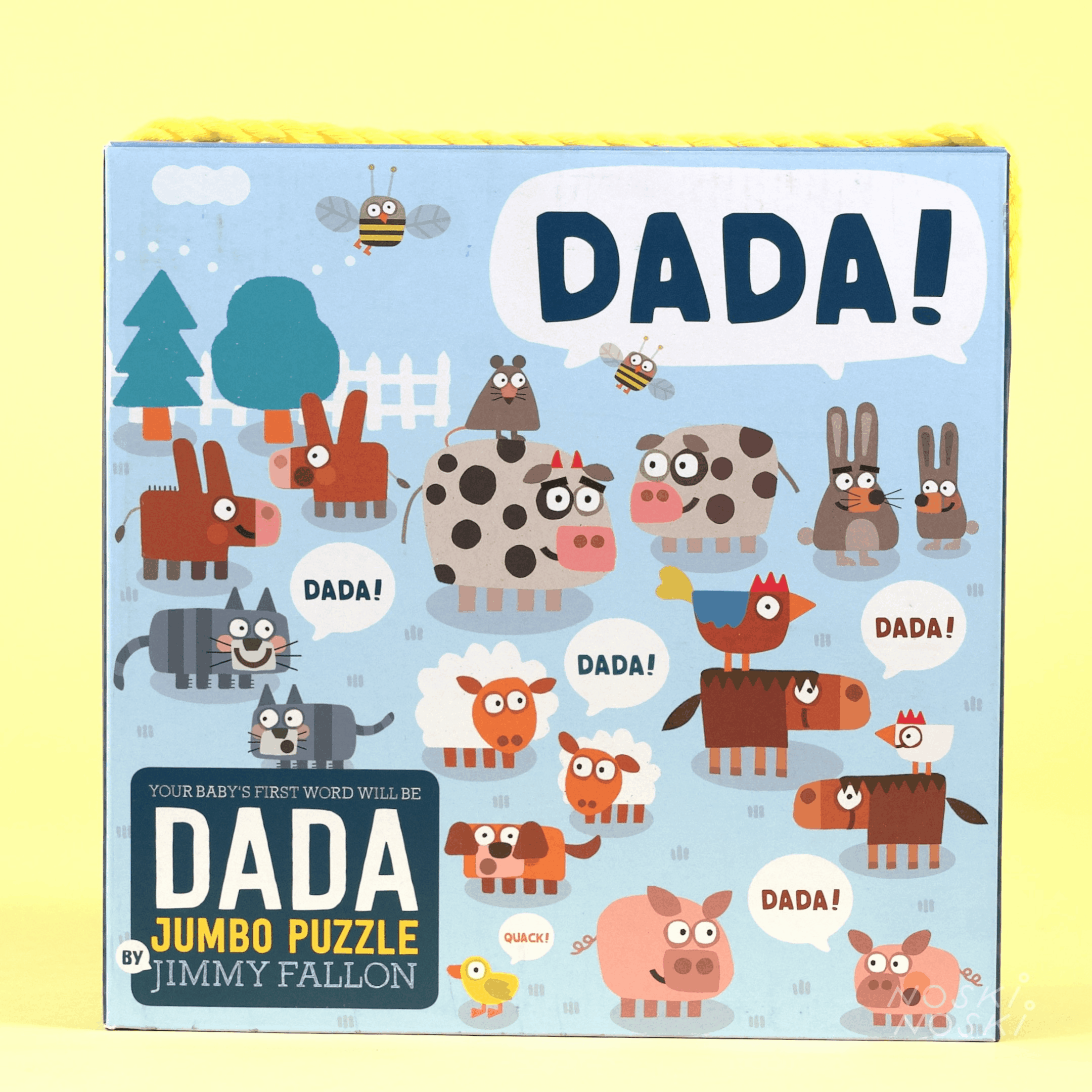 Mudpuppy: puzzle podłogowe Jumbo Tata 25 el. - Noski Noski