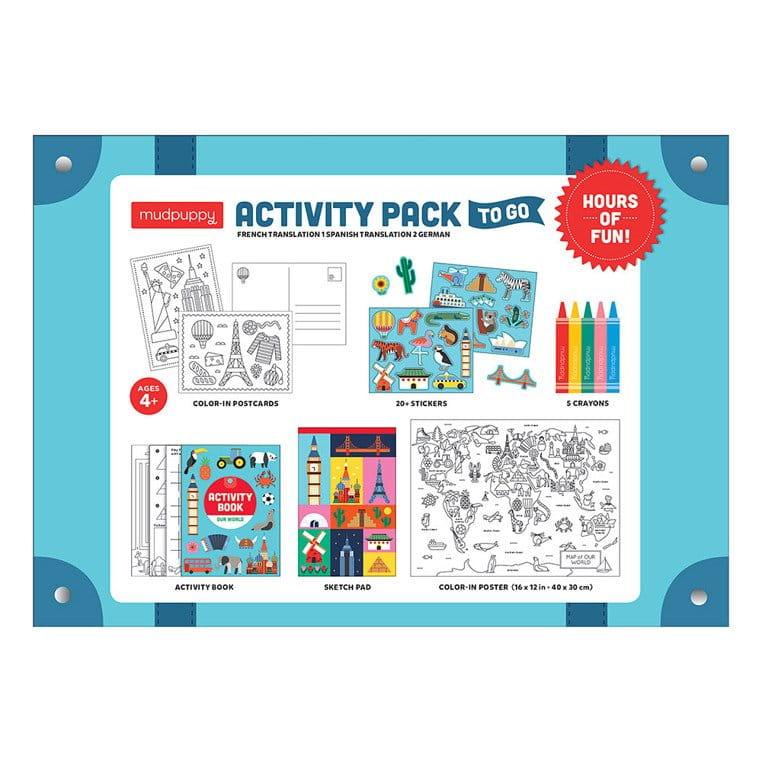 Mudpuppy: zestaw kreatywny Activity Pack to Go Podróże - Noski Noski
