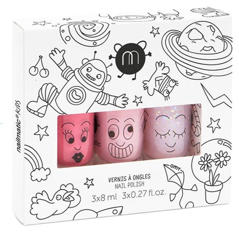Nailmatic: lakier do paznokci dla dzieci Nail Polish 3 szt. - Noski Noski