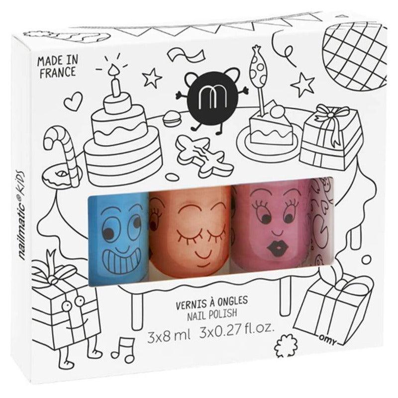 Nailmatic: lakier do paznokci dla dzieci Nail Polish 3 szt. - Noski Noski