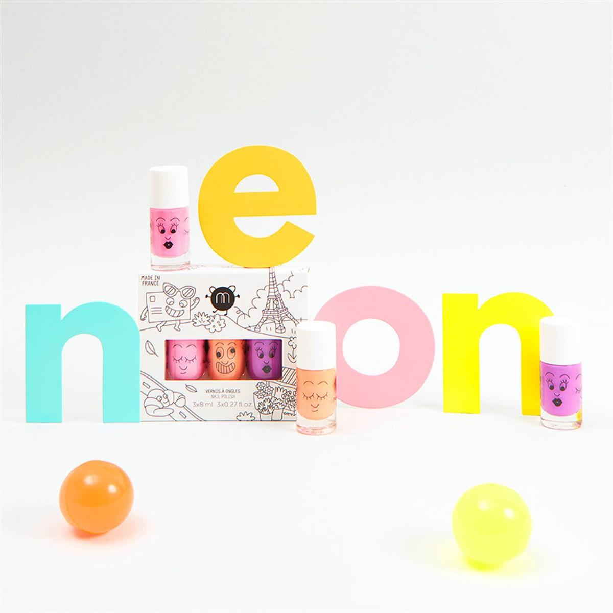 Nailmatic: lakier do paznokci dla dzieci Nail Polish 3 szt. - Noski Noski
