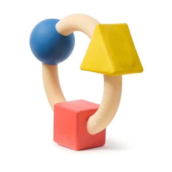 Oli and Carol: okrągły gryzak figury geometryczne Bauhaus - Noski Noski