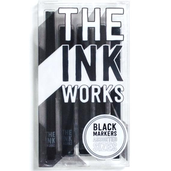 Ooly: czarne markery atramentowe The Ink Works - Noski Noski