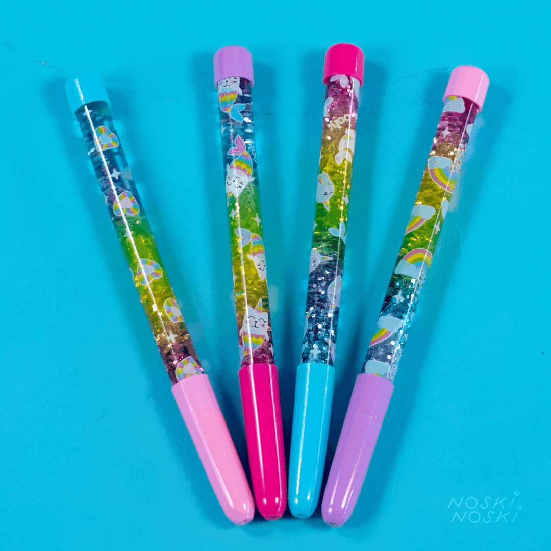 Ooly: długopis brokatowa różdżka Rainbow Glitter Wand - Noski Noski