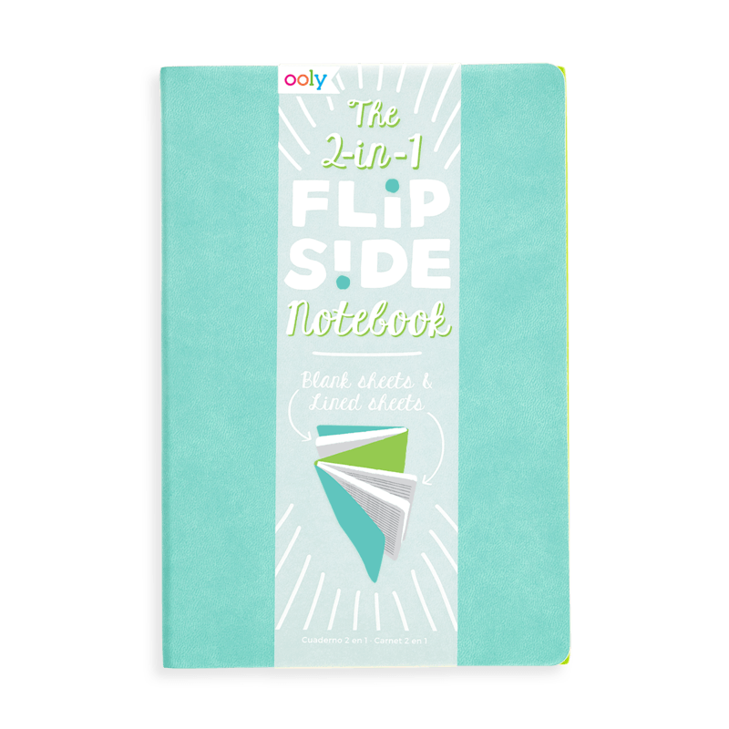 Ooly: dwustronny notatnik 2-in-1 Flipside Notebook - Noski Noski
