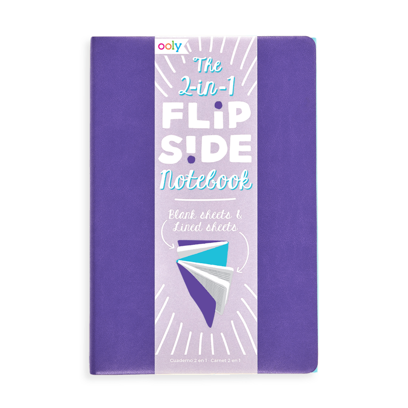 Ooly: dwustronny notatnik 2-in-1 Flipside Notebook - Noski Noski