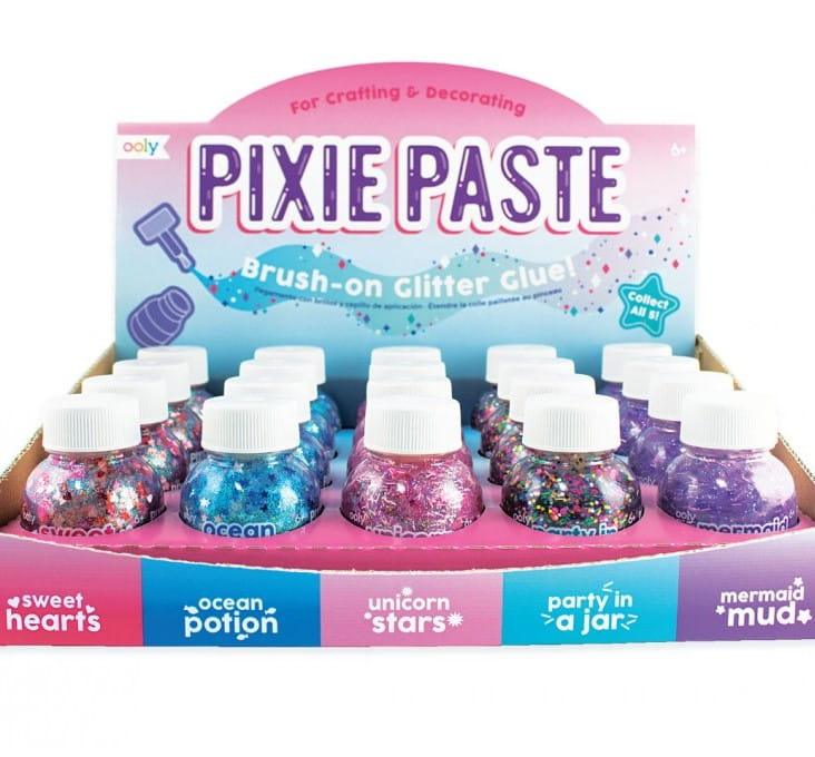 Ooly: klej brokatowy z pędzelkiem Pixie Paste - Noski Noski