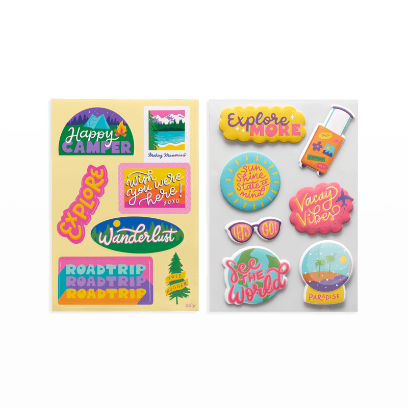 Ooly: naklejki w kopercie Sticker Stash 200 el. - Noski Noski