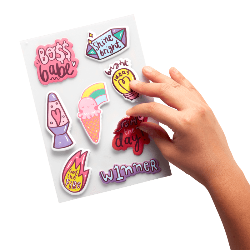 Ooly: naklejki w kopercie Sticker Stash 200 el. - Noski Noski
