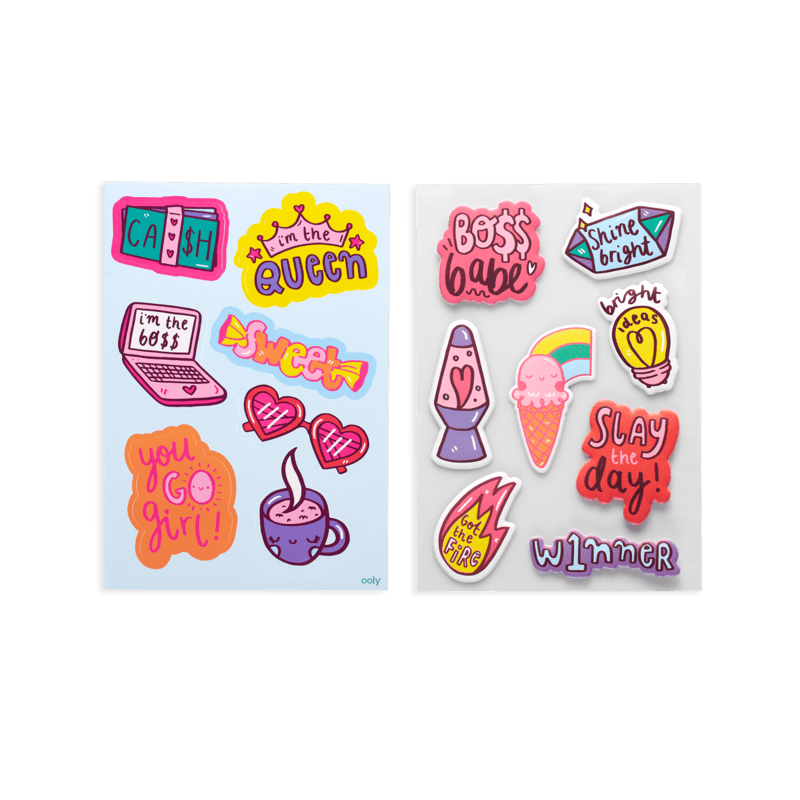 Ooly: naklejki w kopercie Sticker Stash 200 el. - Noski Noski