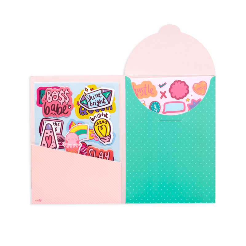 Ooly: naklejki w kopercie Sticker Stash 200 el. - Noski Noski
