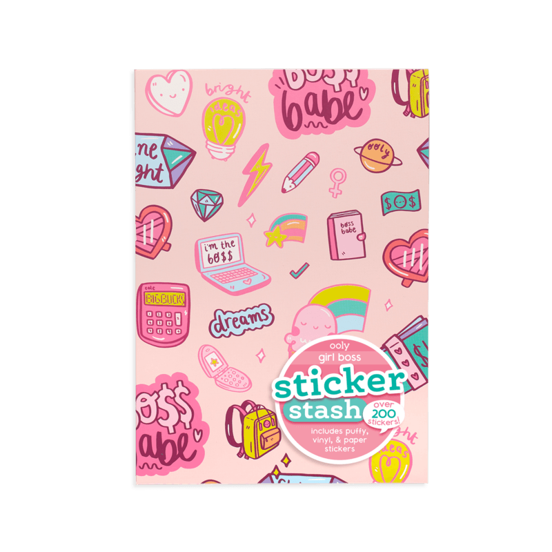 Ooly: naklejki w kopercie Sticker Stash 200 el. - Noski Noski