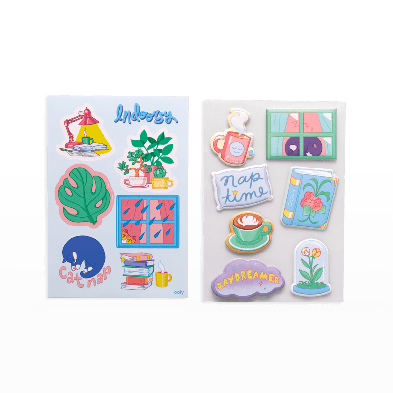Ooly: naklejki w kopercie Sticker Stash 200 el. - Noski Noski