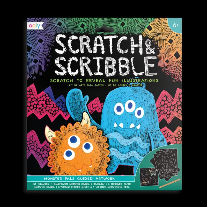 Ooly: wydrapywanka Scratch & Scribble - Noski Noski
