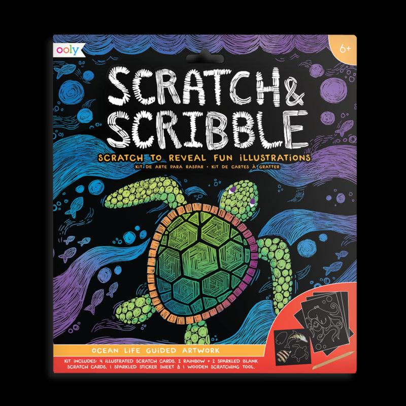 Ooly: wydrapywanka Scratch & Scribble - Noski Noski
