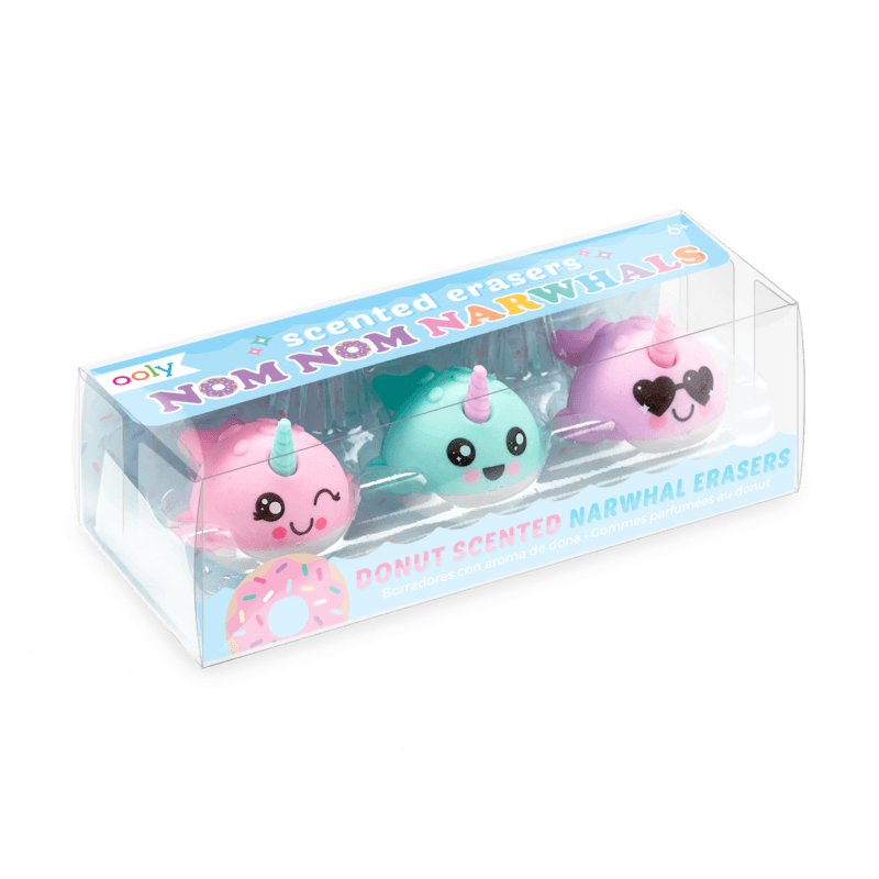 Ooly: zapachowe gumki narwale Nom Nom Narwhals - Noski Noski