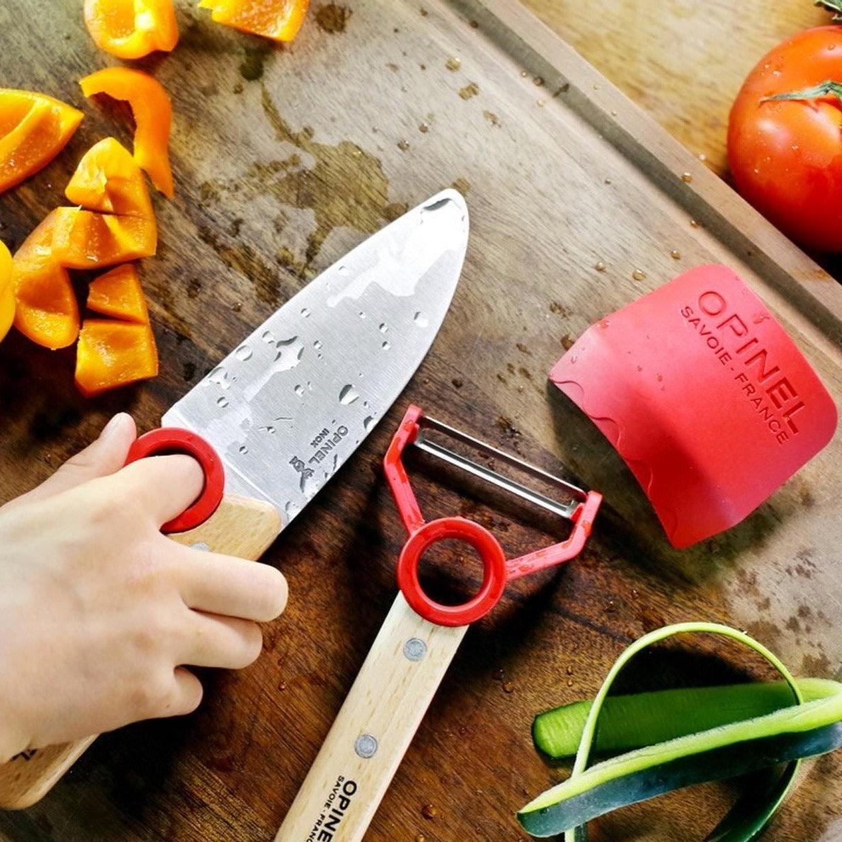 Opinel: nóż i osłona na palce Le Petit Chef - Noski Noski
