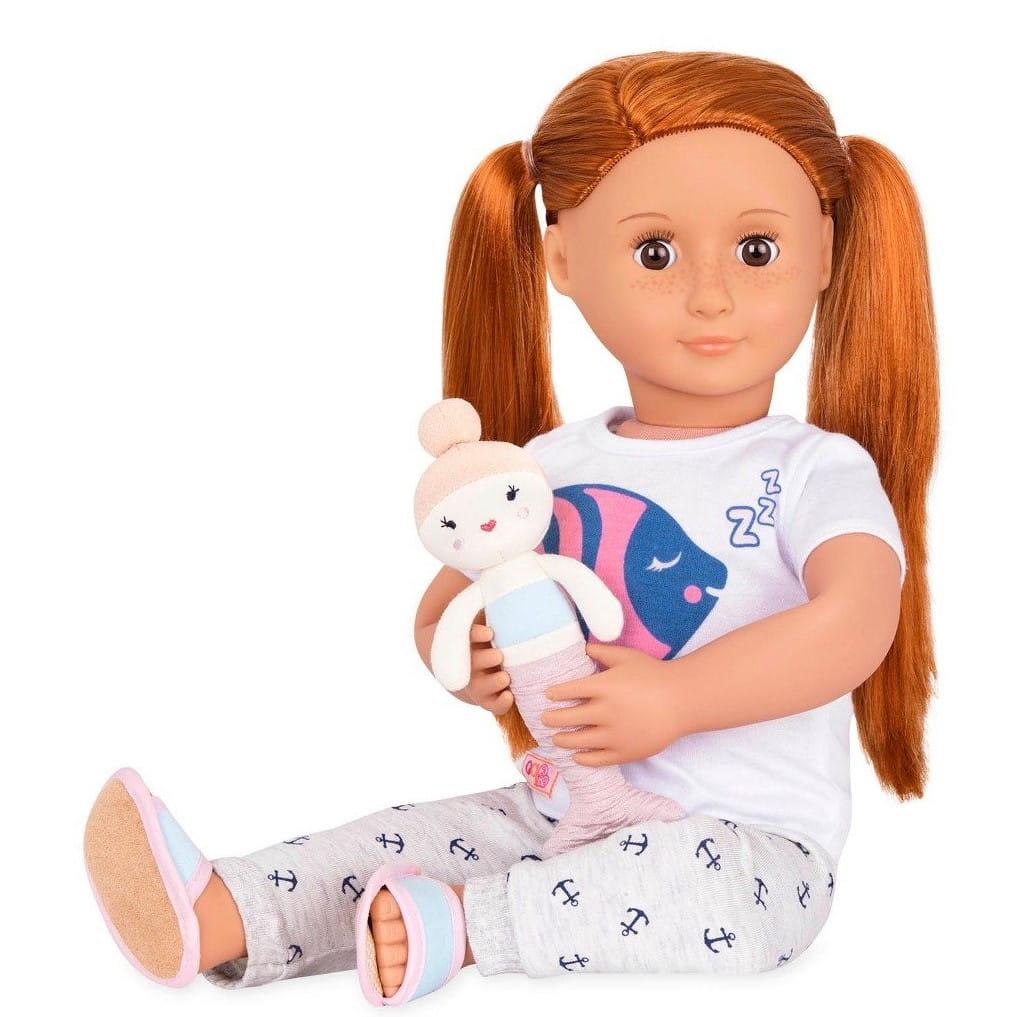 Our Generation: syrenka i piżama dla lalki Seaside Sleepover - Noski Noski